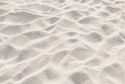 Close-up of premium white sand