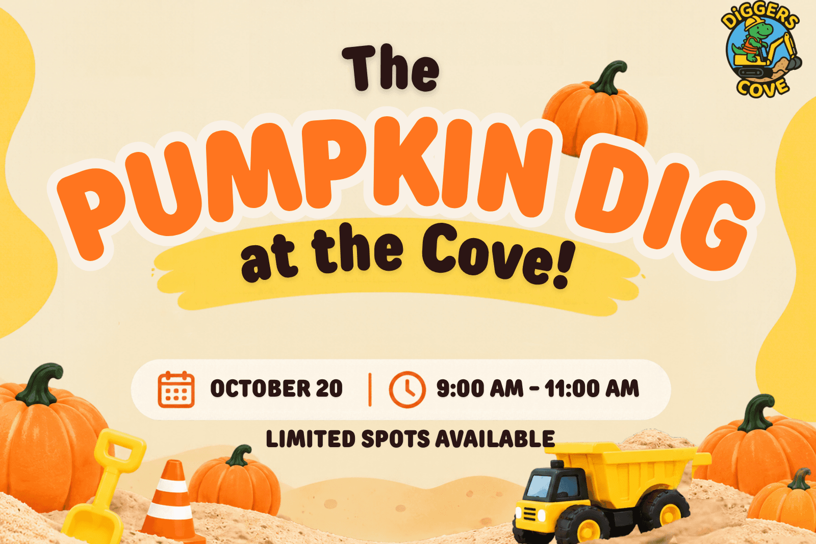 The Pumpkin Dig at the Cove!