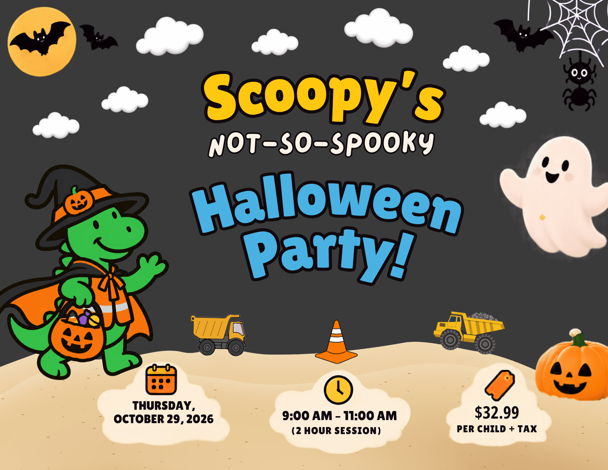 Scoopy's Not-So-Spooky Halloween Bash!